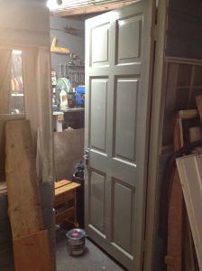 Workshop door