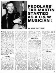 Tab Martin article, 1968.